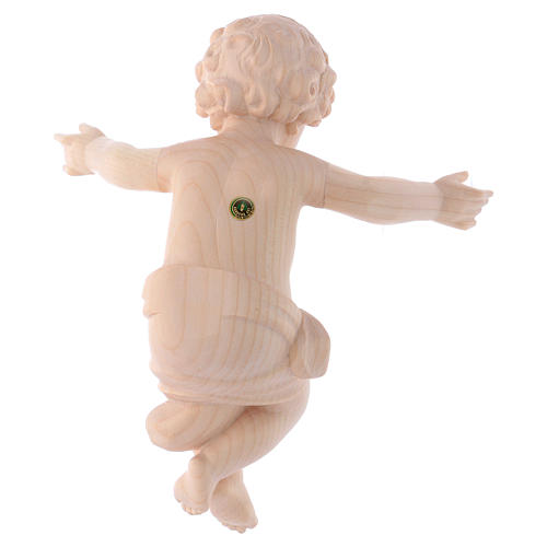 Baby Jesus made of Valgardena wood, natural wax 4