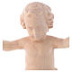 Baby Jesus made of Valgardena wood, natural wax s2