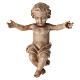 Gesù Bambino legno Valgardena fin. Patinata s1