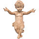 Baby Jesus statue, made of Valgardena wood, patinated finish s1