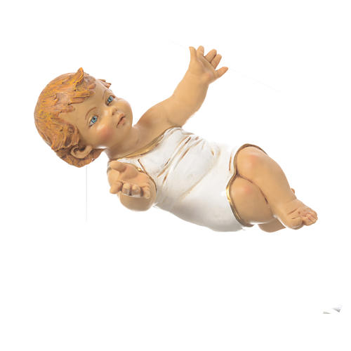 Jesuskind aus Kunstharz für 85 cm Krippe von Fontanini 3