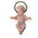 Baby Jesus figurine with golden halo 4cm s1