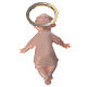 Baby Jesus figurine with golden halo 5 cm s2