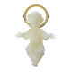 Baby Jesus figurine with glow in the dark golden halo 5 cm s1