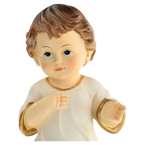Baby Jesus figurine in resin measuring 21cm 2