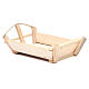 Nativity accessory, cradle in wood for Baby Jesus 10x22x13cm s2