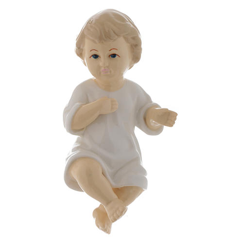 Baby Jesus in shiny ceramic, 17 cm 1