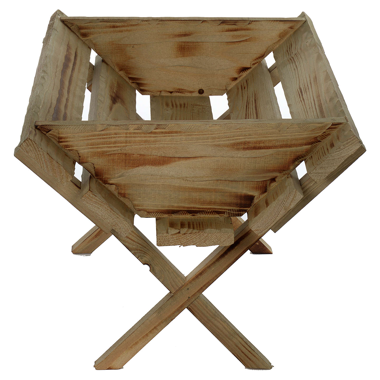 Baby Jesus's wooden cradle for 150 cm nativity scene online sales on