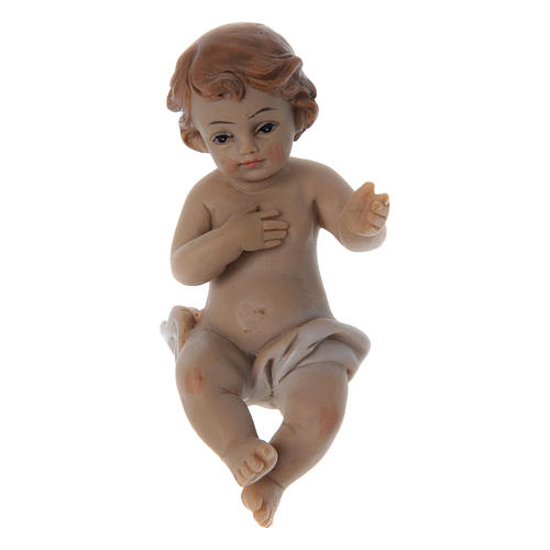 Statuina Gesù bambino resina h reale 6 cm 1