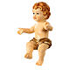 Baby Jesus with drape with golden hems real height 10 cm s2