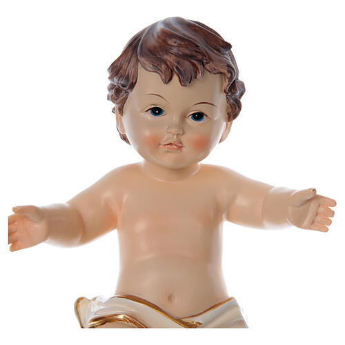 Jesus child with Open Arms Resin real height 20 cm 2