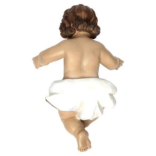 Christkind Statue mit weissen Tuch 58cm Harz 5