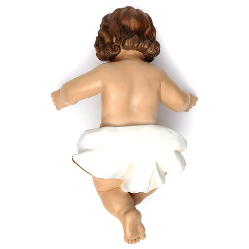 Baby Jesus with white drape figurine real h 58 cm 3