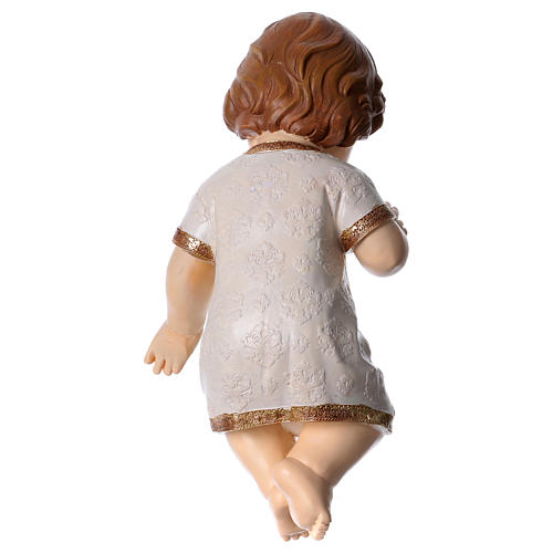 Bambinello benedicente con veste ornata h 30 cm 3