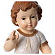 Bambinello benedicente con veste ornata h 30 cm s2