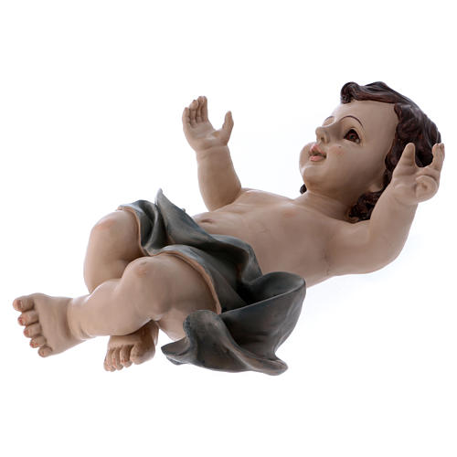 Niño Jesús de resina h. real 38 cm 3