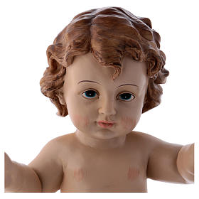 Infant Jesus statue in resin 32 cm