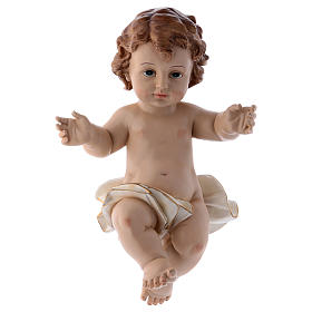 Figura Dzieciątka Jezus z żywicy 32 cm h rzeczywista