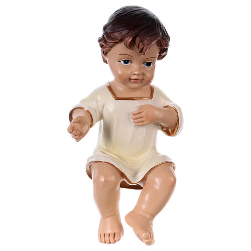 Estátua menino Jesus bebé 16 cm altura resina 1