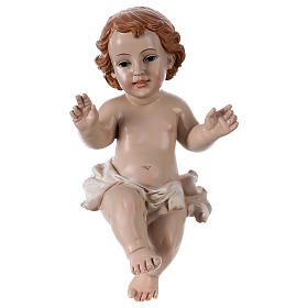 Child Jesus statue, in resin real h 21 cm