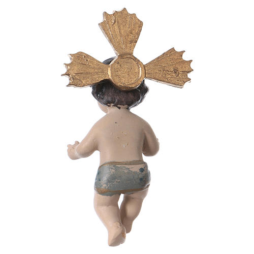 Baby Jesus with rays, 7 cm in resin 2