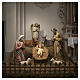 Baby Jesus statue for 150 cm wood paste Nativity Scene cristal eyes s5