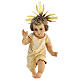 Baby Jesus statue nativity 150 cm wood paste crystal eyes s1