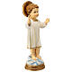Child Jesus statue on cloud 30 cm colored resin s5