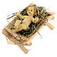 Baby Jesus in manger figurine for 30 cm nativity s3