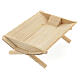 Wooden crib with straw for Infant Jesus 20 cm s3