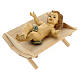 Gesù Bambino culla resina presepe 30 cm s3