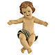 Gesù Bambino culla resina presepe 30 cm s4