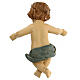 Gesù Bambino culla resina presepe 30 cm s7