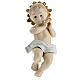Statua Gesù Bambino porcellana colorata h 20 cm s1
