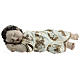 Resin statue of Baby Jesus lying down, 30 cm s5