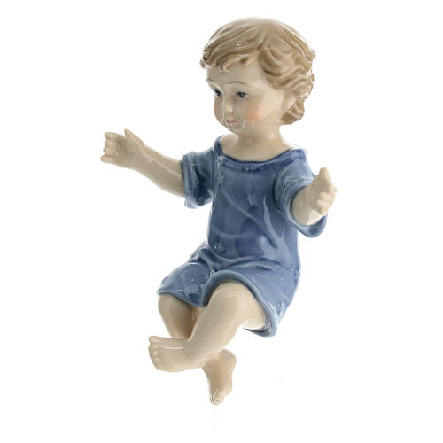 Dzieciątko Jezus figurka porcelanowa malowana Navel 15 cm 2