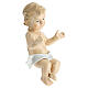 Baby Jesus figurine in colored porcelain 15x10 cm s3