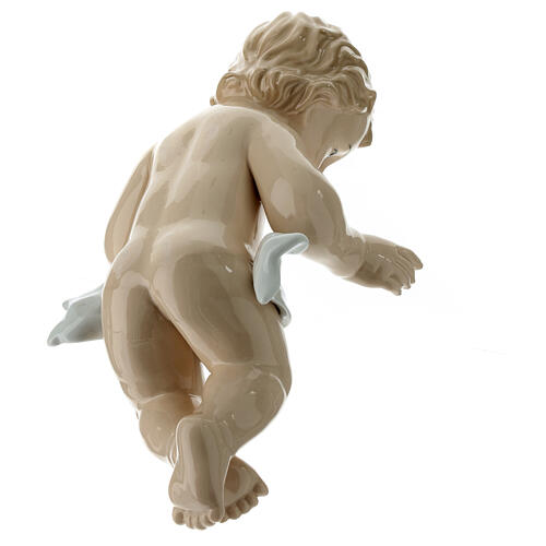 Statue Enfant Jésus porcelaine Navel 30 cm 5