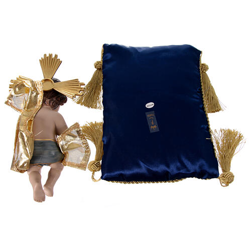 Resin Baby Jesus statue with cushion 25 cm 4