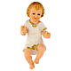 Gesù bambino h reale 30 cm presepe resina s1