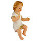 Gesù bambino h reale 30 cm presepe resina s4