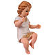 Niño Jesús de resina colorida cm 20 s3