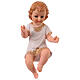Gesù bambino in resina colorata cm 20 s1