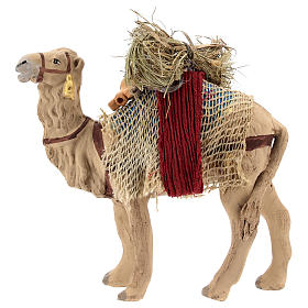 Nativity scene accessory, Camel standing up with harness 10 cm