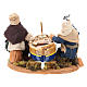 Fishermen with boat for nativity scene 10 cm s8