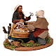 Fishermen with boat for nativity scene 10 cm s2
