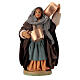 Nativity scene figurine, Woman with pots 10 cm s1