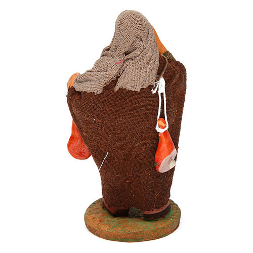 Nativity set accessory Man with cured meat 10 cm 2