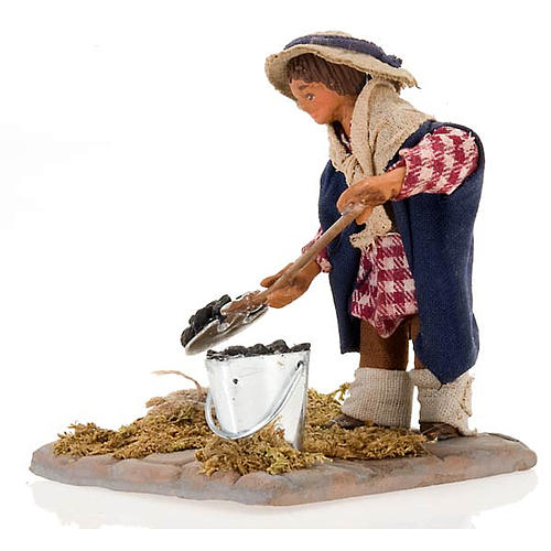 Charcoal burner 10 cm for nativity scene 2