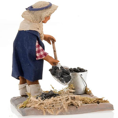 Charcoal burner 10 cm for nativity scene 4